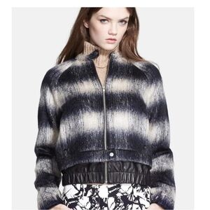 A.L.C. Mohair Bomber style jacket